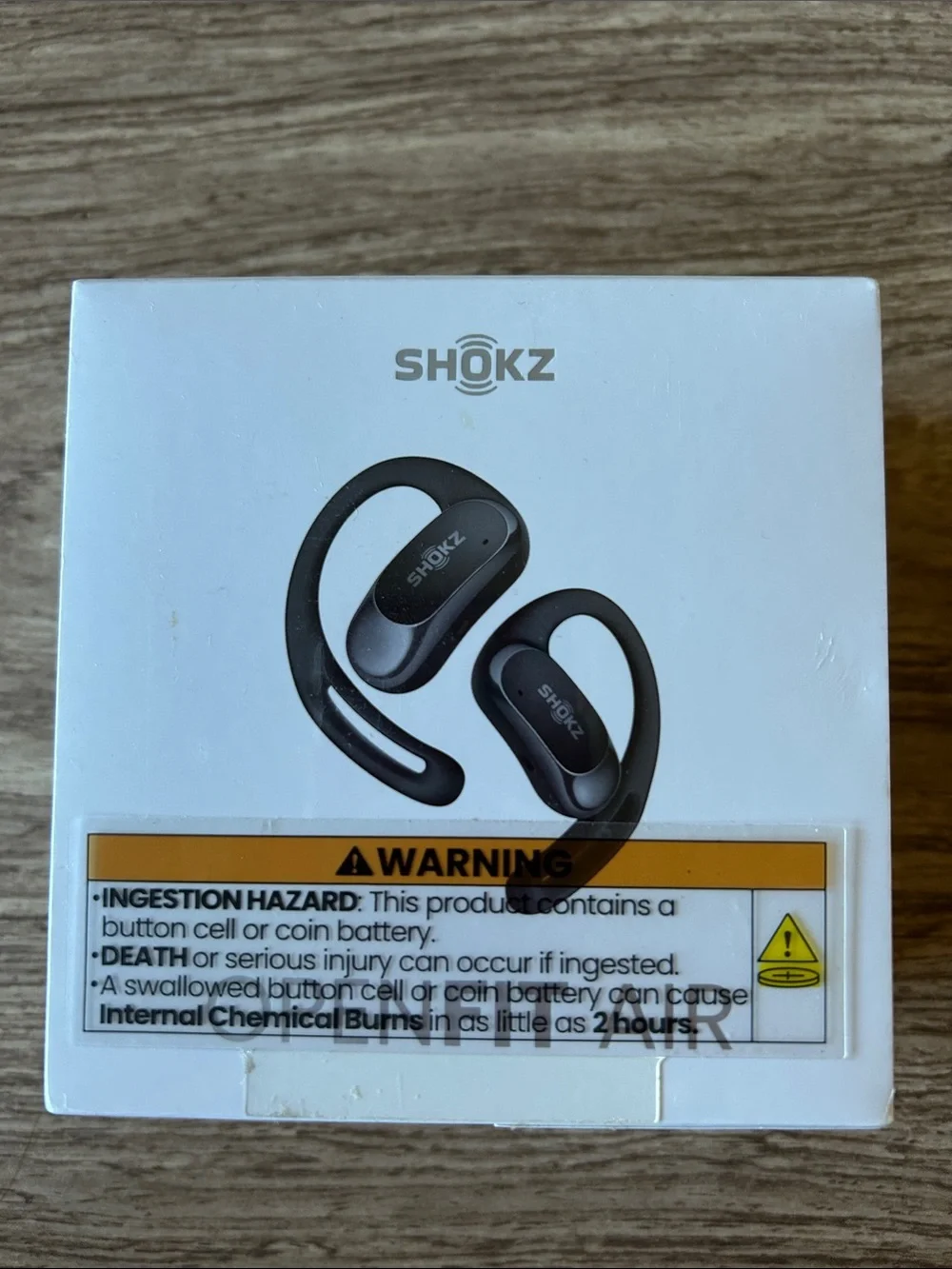 NIB Shokz Black Open-Ear True Wireless Earbuds Black